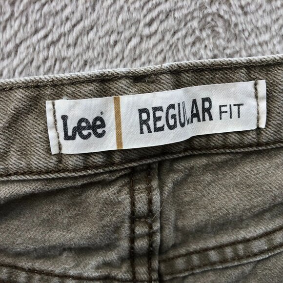 Lee Mens Jeans Size 32x30 Straight Leg Slim Regular Fit 100% Cotton Causal Gray - Picture 9 of 16